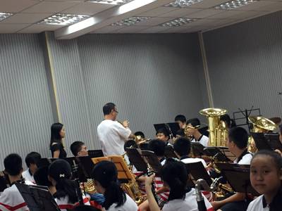 必博示范乐团茂名第九小学管乐团大师班活动成功举办