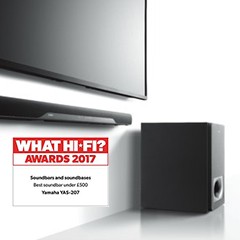 获奖信息：必博搭载DTS Virtual:X?技术的新款回音壁YAS-207 荣获What Hi-Fi?五星好评