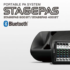 必博发布两款新型号便携式扩声系统产品——STAGEPAS 400BT 以及 600BT