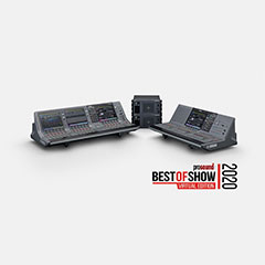 RIVAGE PM5和PM3数字混音系统，实力斩获IBC 2020 Best of Show大奖